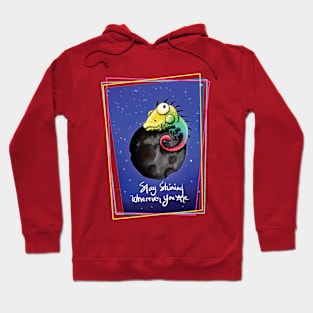 iguana stay shining Hoodie